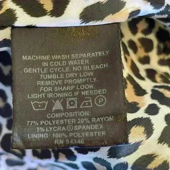 Nicole By Nicole Miller Professional Black Pinstripe Blazer Size 6 Two Button - Picture 9 of 9